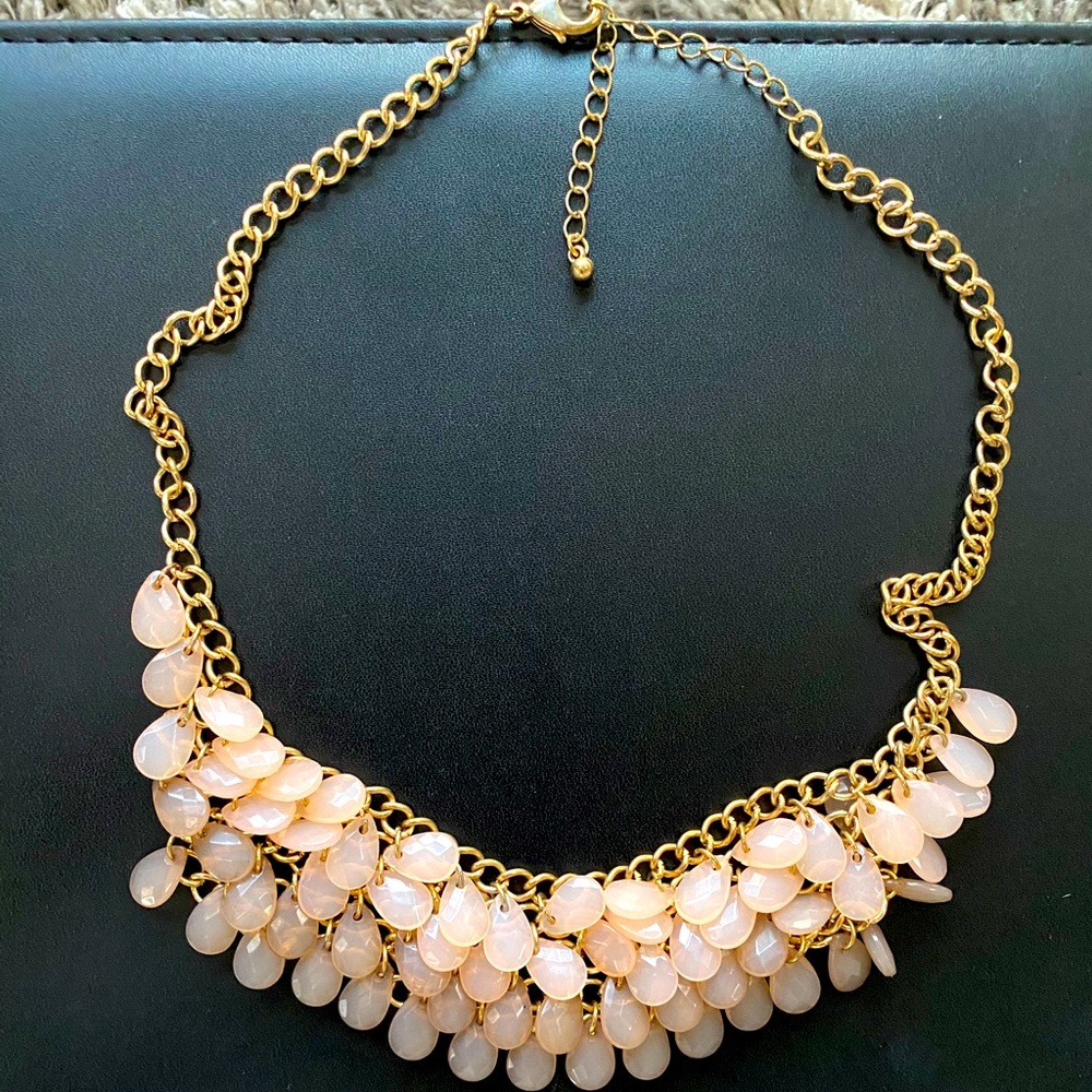 Beautiful Pink & Gold Necklace